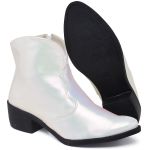 Bota Western Feminina Cano Médio Couro sintético Moda 2023