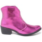 Bota Western Feminina Cano Médio Couro sintético Moda 2023
