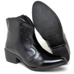 Bota Western Feminina Cano Médio Couro sintético Moda 2023