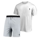 Conjunto Camiseta e Bermuda Masculina Basica Tendencia Polo Blu