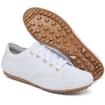 Tenis Feminino Mocassim Confortavel Couro Ecologico Casual Dia a Dia