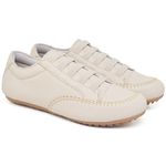 Tenis Feminino Mocassim Confortavel Couro Ecologico Casual Dia a Dia Elastico