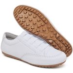 Tenis Feminino Mocassim Confortavel Couro Ecologico Casual Dia a Dia Elastico