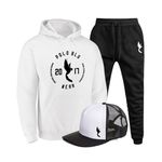 Kit Conjunto Blusa Moletom Polo 2017 Ganguru Agasalho Outono Inverno E Bone