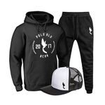 Kit Conjunto Blusa Moletom Polo 2017 Ganguru Agasalho Outono Inverno E Bone