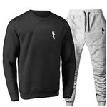 Conjunto Moletom Gola Careca Arara Pequena Agasalho Outono Inverno Flanelado