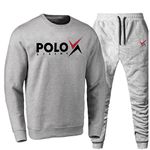 Conjunto Moletom Gola Careca Polo Xtreme Agasalho Outono Inverno Flanelado