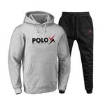 Conjunto Blusa Moletom Ganguru Polo Xtreme Agasalho Outono Inverno Flanelado