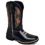 Bota Masculina Texana Bordada Cano Alto Country em Couro do 37 ao 44