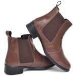Bota Feminina Cano Médio Estilosa e Confortável em Sintético do 33 ao 40