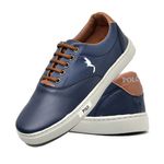 Tênis Casual Masculino Menino Infantil Polo Blu Escola Tendencia