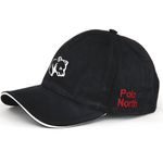 Boné Polo North Feito 100% em Algodão - Preto