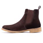 Bota Chelsea Masculina Premium Solado Crepe Clássica Polo North - Café