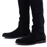 kit Botina Chelsea Masculina Polo North Preta + Boné Preto