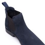 Botina Country Masculina Chelsea Azul Marinho Polo North Clássica em couro