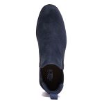 Botina Country Masculina Chelsea Azul Marinho Polo North Clássica em couro
