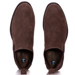 Botina Country Masculina Chelsea Marrom Polo North Clássica em couro