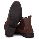 Botina Country Masculina Chelsea Marrom Polo North Clássica em couro
