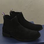 Botina Country Masculina Chelsea Preta Polo North Clássica em couro