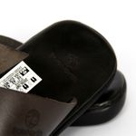 Chinelo Polo North Premium Marrom em couro Ultra Comfort