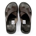 Sandália Ultra Comfort Polo North Premium em Couro Marrom