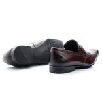 Sapato Social Modelo Italiano Mouro Polo North Solado Borracha