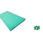 Chapa De Policarbonato Compacto Verde 2,00x3,00 3mm 