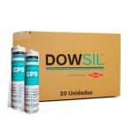 1 Caixa com 20 unidades Silicone Dowsil CPS Cinza 280ml / 423gr