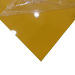 Chapa PS Poliestireno Amarelo 3mm 100cm X 50cm 