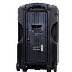 Caixa de Som Bluetooth Amplificada XC-812T de 600W + 2 Mic sem Fio + Pedestal/ Tripé para Caixa de Som