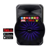 Caixa De Som Amplificada Xc-515 TWS Polyvox Bluetooth Usb Potência 600w Woofer 15