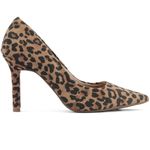 Scarpin Feminino Via Marte Animal Print - Mascavo