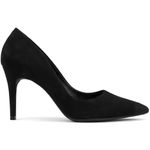 Scarpin Arezzo Preto Nobuck Salto Fino Alto