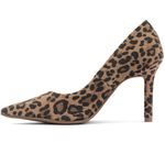 Scarpin Feminino Via Marte Animal Print - Mascavo