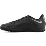 Chuteira Society Nike Tiempo - Preto+Prata