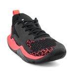 Tênis de Basquete Unissex Under Armour Spawn 3 - Preto+Vermelho