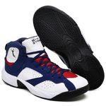 Tênis Six Street Dunk Adrenaline - Branco Azul Vermelho