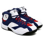 Tênis Six Street Dunk Adrenaline - Branco Azul Vermelho