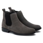 Bota Masculina Polo North Camurça - Cinza