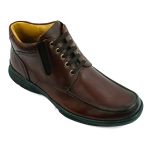 Bota Masculina Savelli Confort Plus Casual Couro - Pinhão