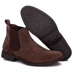 Bota Masculina Polo North Camurça - Café