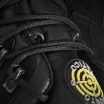 Coturno nobuk modelo Novo Preto e Nylon Impacto