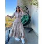 Jaqueta Nathy Jeans Caqui