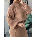 Conjunto Grazi Caramelo Tricot 