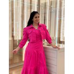 Jaqueta Nathy Jeans Rosa Chiclete