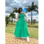 Vestido Nina Linho Verde 