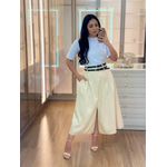 Saia Midi Larissa Creme 