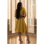 Vestido Dubai Tricot Dourado