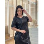 Vestido Miami Paetê Preto