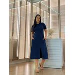 Vestido Cintia Azul Marinho